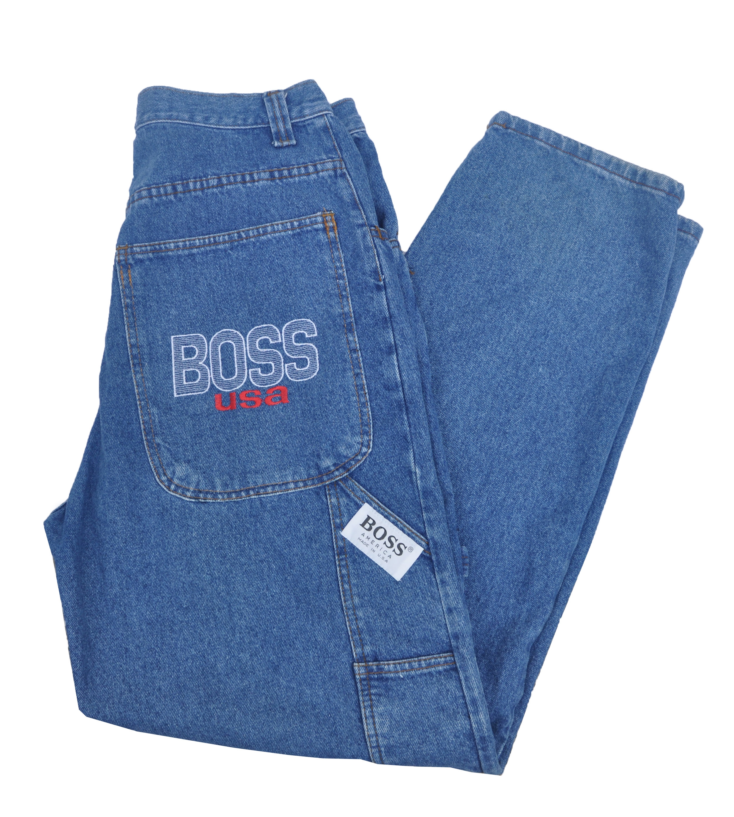 Vintage Boss Spell Out Carpenter Jeans (Size 32 x 32) — Roots